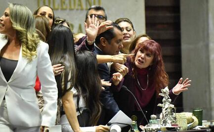 Diputadas manotean y se empujan por conflicto Palestina-Israel; Kenia López Rabadán pide dos minutos de silencio