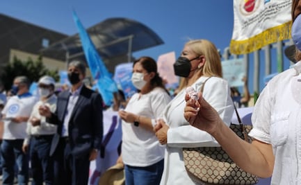 Con oración y cantos protestan contra la despenalización del aborto en Morelos