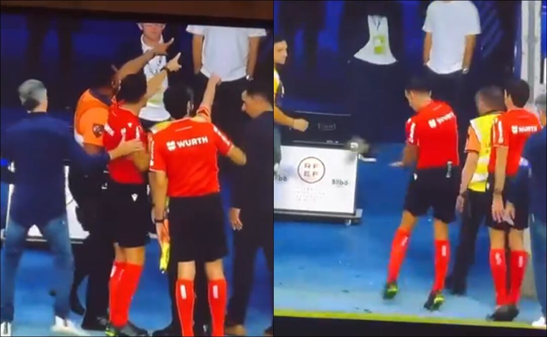 Árbitro fue agredido por aficionados del Espanyol / Foto: Especiales