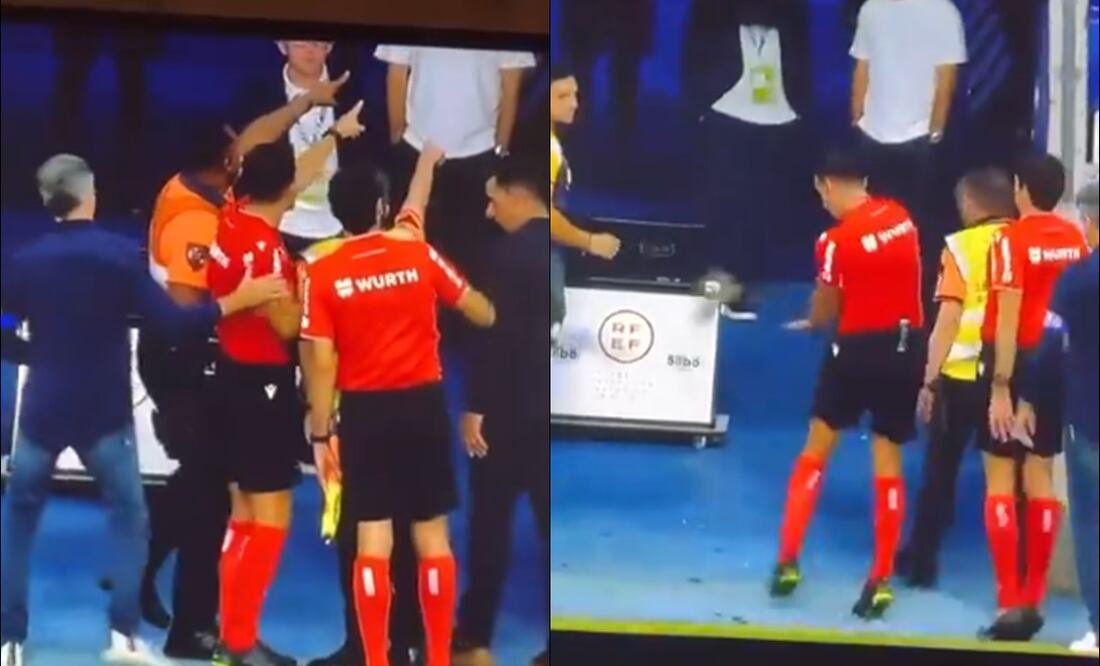 Árbitro fue agredido por aficionados del Espanyol / Foto: Especiales