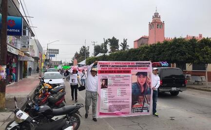 Marchan por desaparición de Sandra en Hidalgo; familiares culpan a su novio