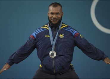 París 2024: Atleta colombiano sube al podio con imitación a Cristiano Ronaldo