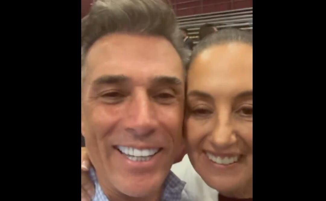 Sergio Mayer agradeció a Claudia Sheinbaum por "la confianza". Foto: Captura