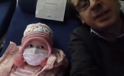 “Ya no vamos a llorar”: Ana Lucía, niña con cáncer que salió de México