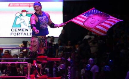 U.S. wrestler in Mexico channels hatred of Trump in the ring