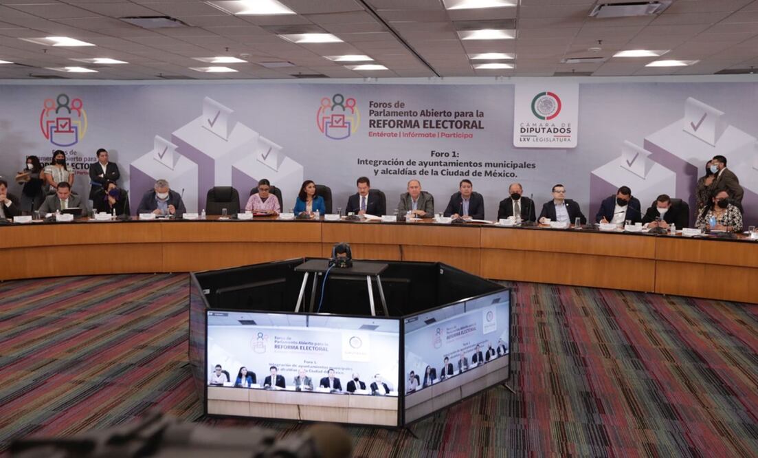 Evento denominado “Integración de ayuntamientos municipales y alcaldías de la Ciudad de México”. Foto: especial