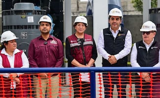 Delfina Gómez inaugura obra hidráulica en Nezahualcóyotl; beneficiará a más de un millón de habitantes  