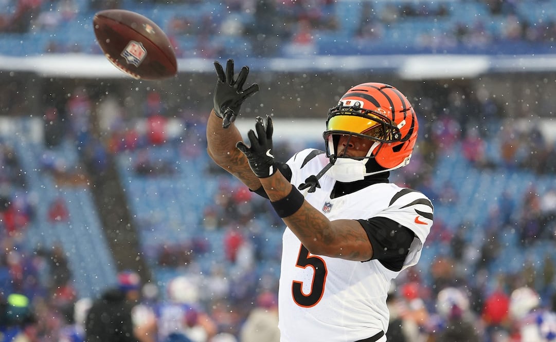 Tee Higgins es ingresado al protocolo de conmociones de NFL / Foto: AFP