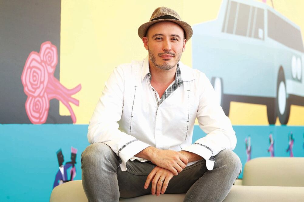 "Le di el portazo al cine", bromeó Marcelo Tobar, el director. (BERENICE FREGOSO. EL UNIVERSAL)