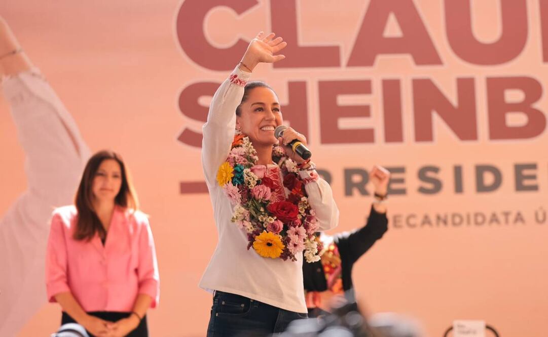 Precandidata de Morena, Claudia Sheinbaum en Puebla / Foto: Redes sociales