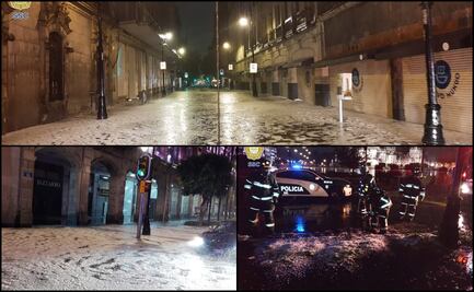 Granizada sorprende a capitalinos en plena pandemia