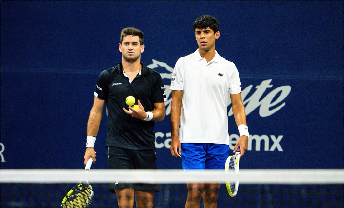 FOTO: Rodrigo Pacheco se despide de dobles en el Abierto de Los Cabos; Nicolás Mejía sufre un fuerte golpe en la cabeza