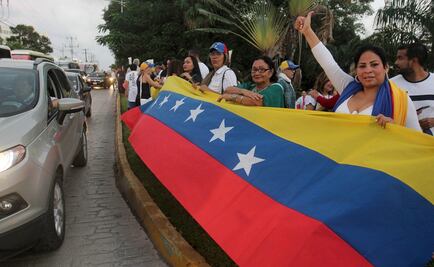 Venezolanos residentes en Mérida, se manifiestan contra Maduro