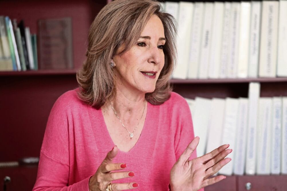 María Elena Morera explicó que el índice para calificar a las policías va de 100 a cero, donde cero es la calificación más alta. Foto: ALEJANDRA LEYVA. EL UNIVERSAL