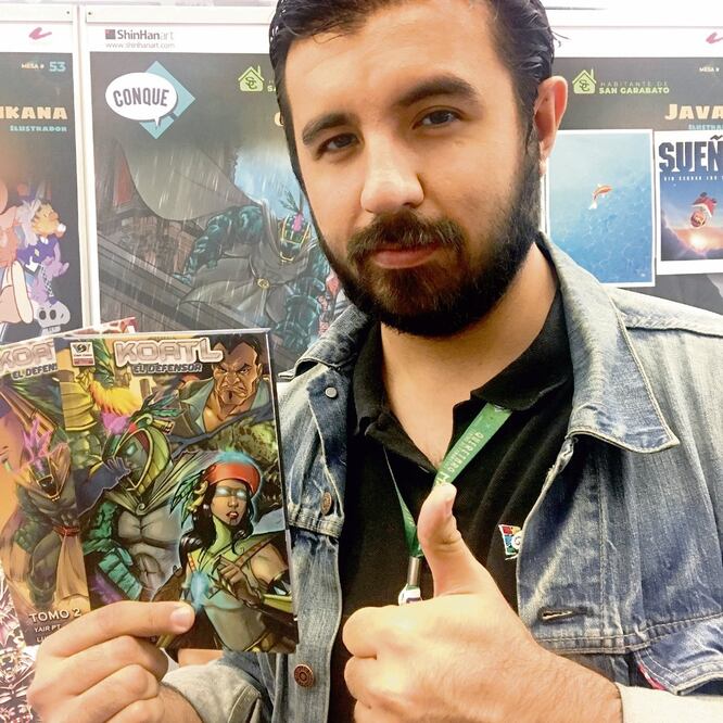 El autor espera hacer una serie animada o película de su cómic. CÉSAR HUERTA. EL UNIVERSAL