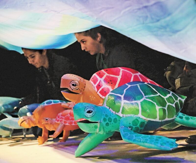 Huellas el manglar, de Arrecife Teatro. Foto: CORTESÍA PISO 16