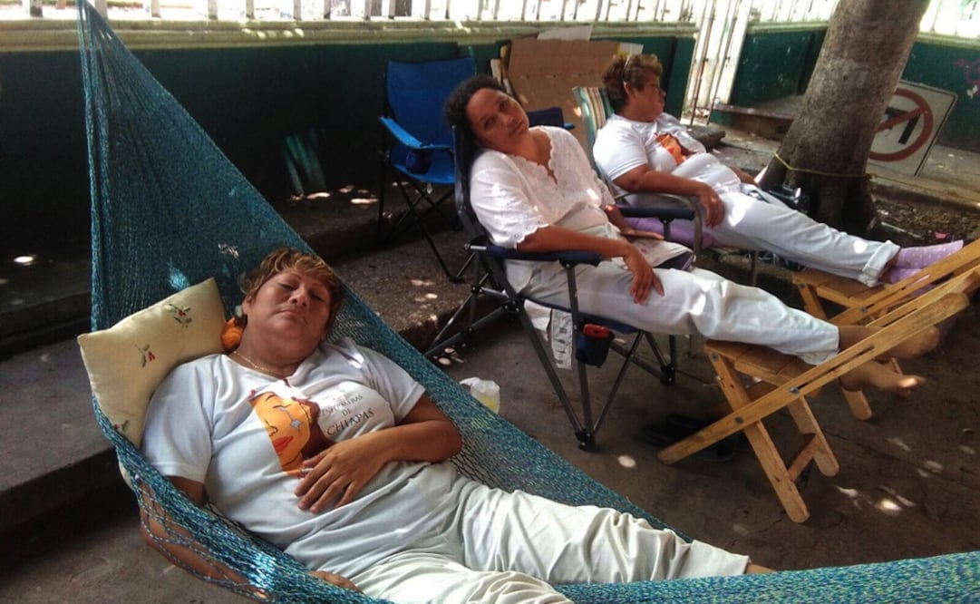 Enfermeras del hospital “Rafael Pascacio Gamboa” llevan al menos 18 días en ayuno. Foto: Especial       