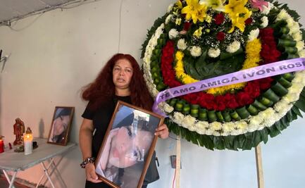Entre flores, aplausos y lágrimas, velan el cuerpo de Ivon Maricela; "mi hija era muy querida por todos", asegura su madre
