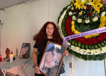 Entre flores, aplausos y lágrimas, velan el cuerpo de Ivon Maricela; "mi hija era muy querida por todos", asegura su madre
