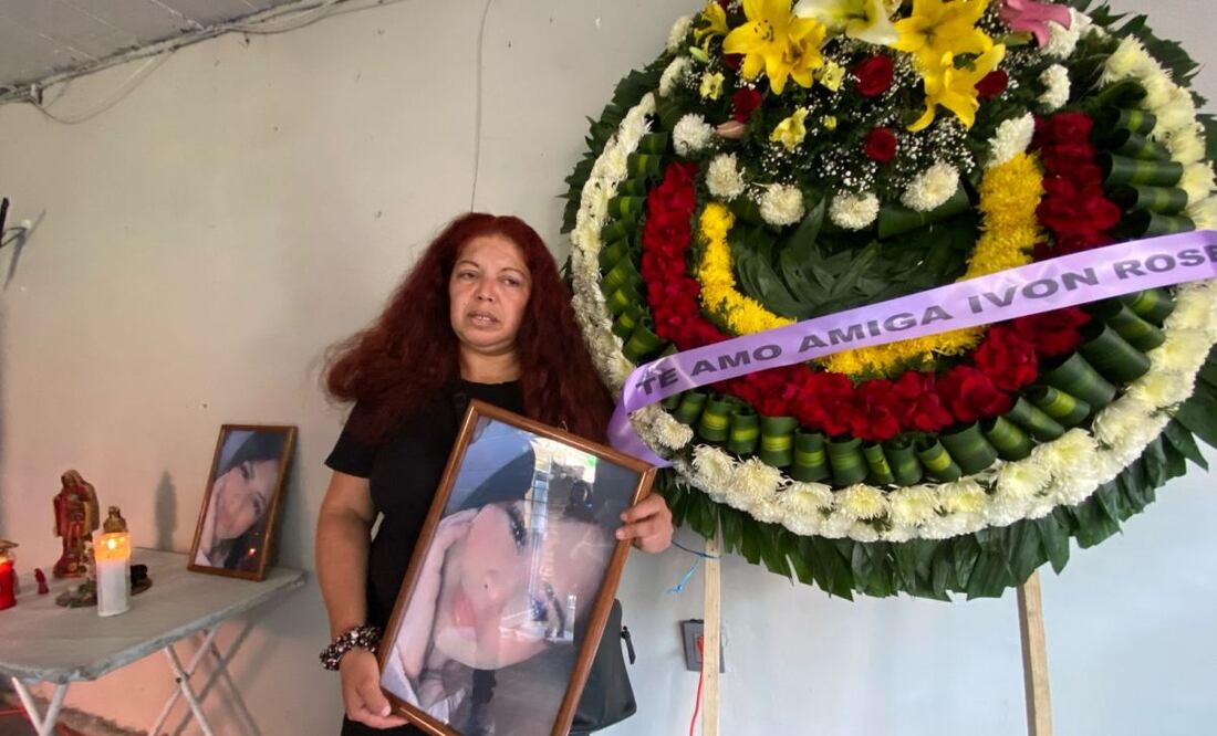 La madre de Ivon Maricela Rosendo exige justicia tras el asesinato de su hija (03/04/2025). Foto: Juan Carlos Williams / EL UNIVERSAL