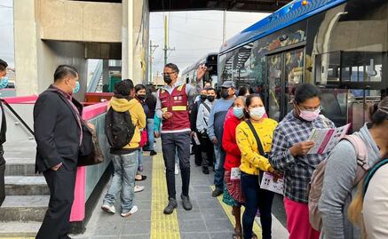 Pese a largas filas, usuarios prefieren Trolebús ante cierre parcial de la Línea 1