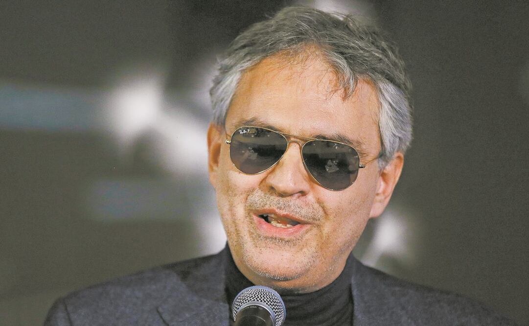 Andrea Bocelli. Foto: Archivo
