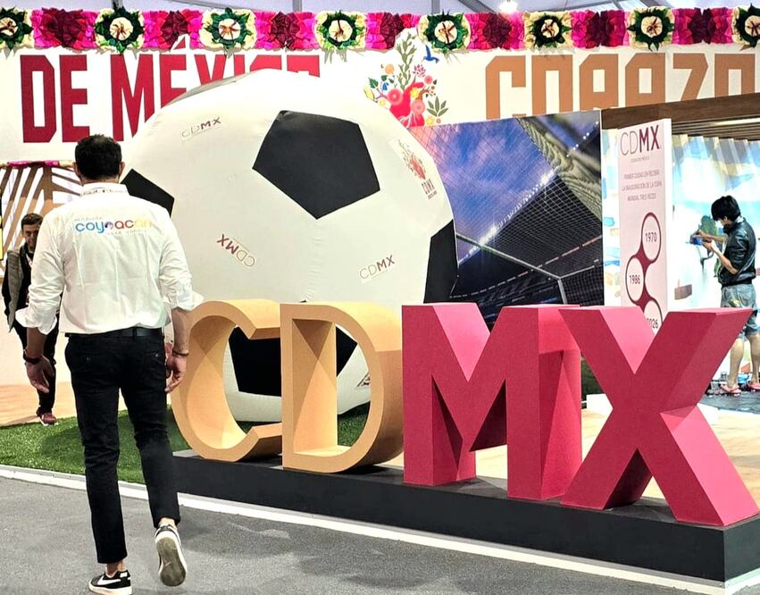 La alcaldía Coyoacán fue parte del stand de la CDMX en el Tianguis Turístico 2025 que se realizó en Rosarito, Baja California. (Foto: especial)