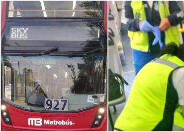 Fallece pasajero a bordo del Metrobús de Línea 7