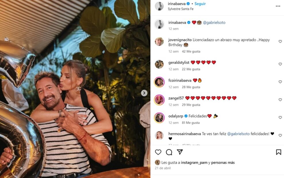 En su última fotografía juntos, la pareja parece estable y enamorada. Foto: Instagram.