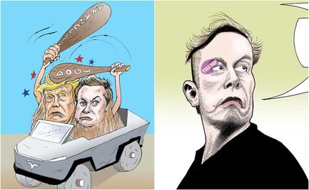 Trump vs Musk: cartones de la prensa retratan la pelea entre ambos personajes; de Rocha a Rapé