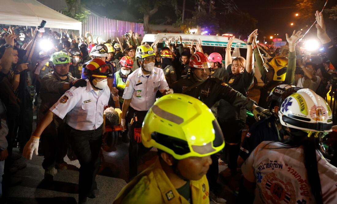 Sismo en Myanmar. Foto: EFE/EPA/NARONG SANGNAK