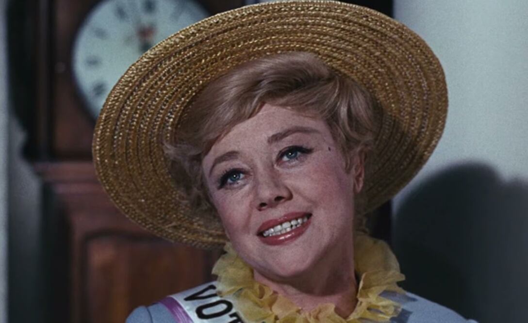 La actriz Glynis Johns. Captura vía Youtube.