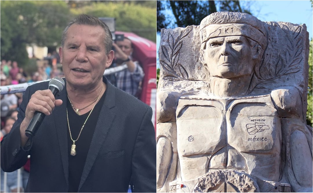 FOTO: ESPECIAL - Estatua en honor a Julio César Chávez causa polémica; "No se parece en nada"