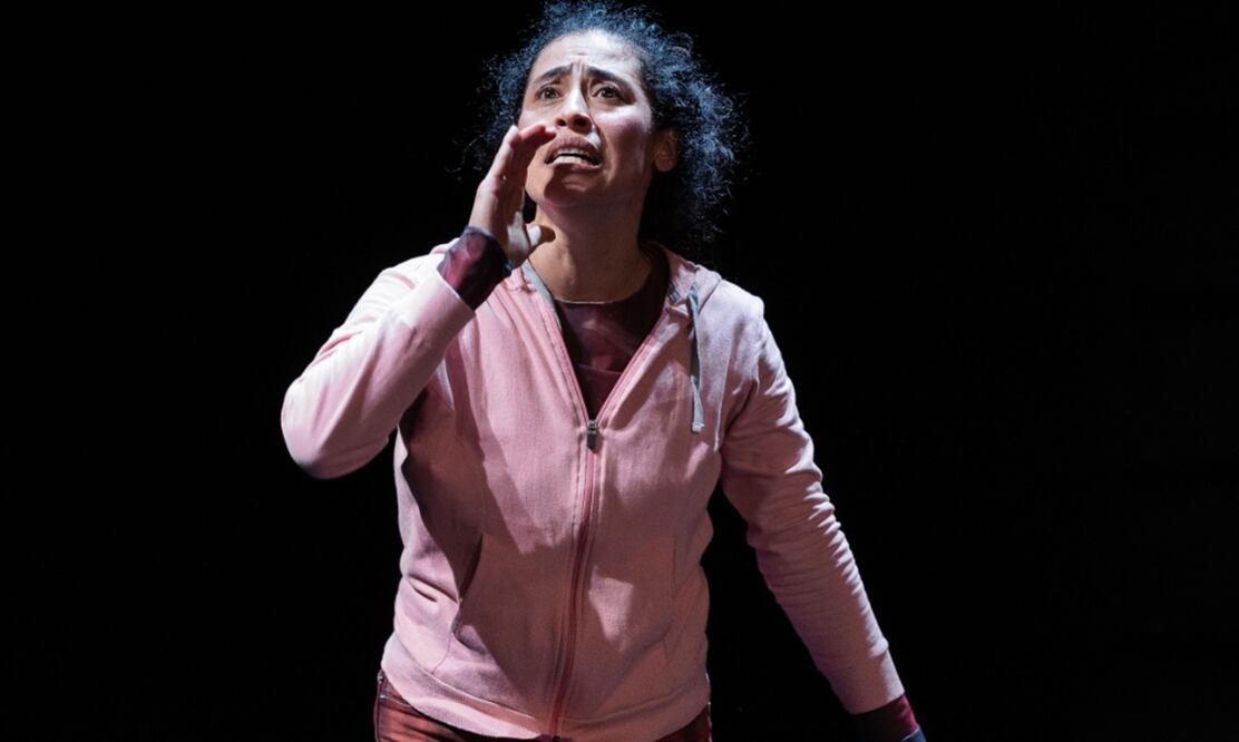 Aspectos de la puesta en escena "Hasta encontrarte". Foto: Pili Pala.