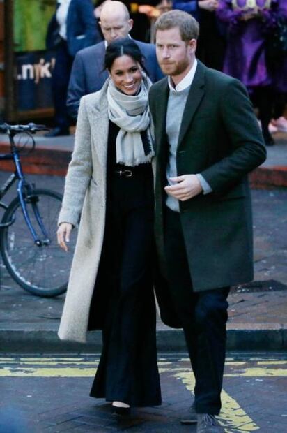 El nuevo abrigo de Meghan Markle es lo único que vas a querer para la oficina