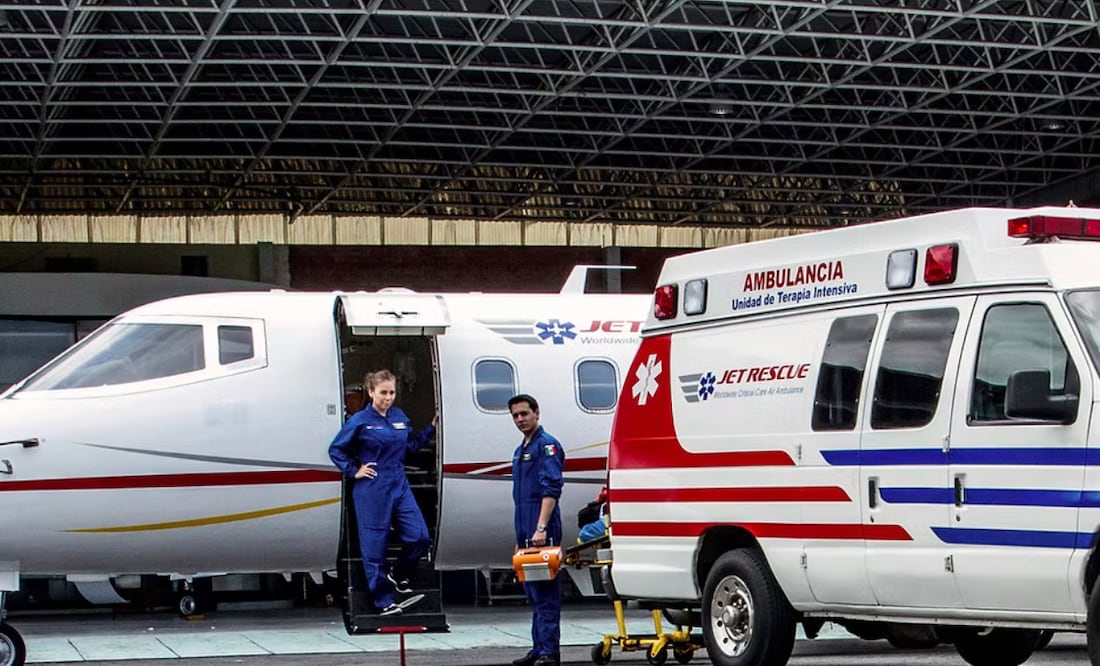 ¿Cómo es Jet Rescue, empresa mexicana cuya aeronave se estrelló en ...