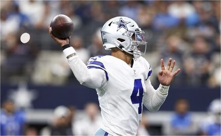 Dak Prescott reaparece en triunfo de los Cowboys sobre los Lions