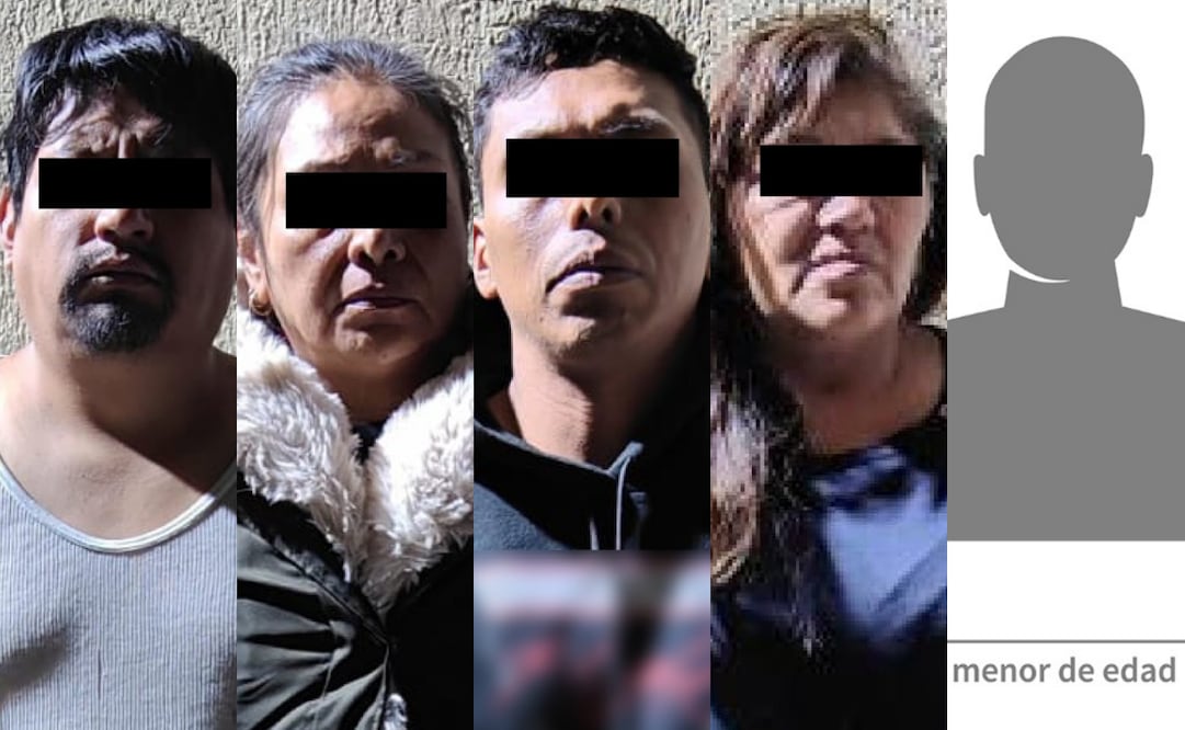 Caen 5 presuntos relacionados con robo a vivienda en la GAM; operaban con uniformes de trabajadores de limpia.
Foto: Especial.