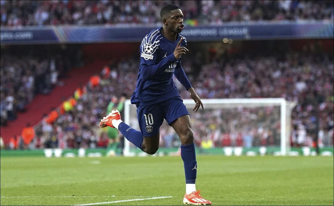 PSG venció al Arsenal de visitante en la ida de las semifinales y se aproximó a la final de la Champions League / FOTO: AP