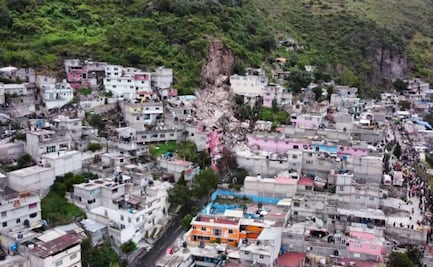 Protección Civil CDMX revisa Cerro del Chiquihuite para conocer riesgo de desgajamientos en la GAM