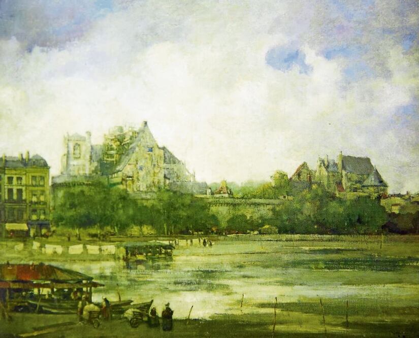 Vista de Nantes, de Willem Leendert Bruckman. Rijksmuseum, Ámsterdam, 1890-1928./ Wikimedia Commons