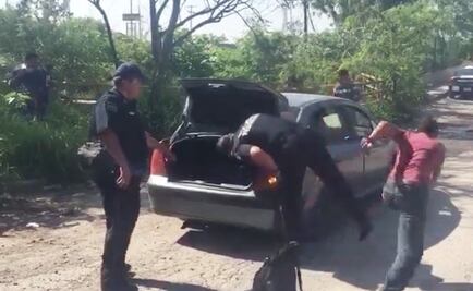 Indocumentado escapa “en vivo” de policías federales en Tamaulipas