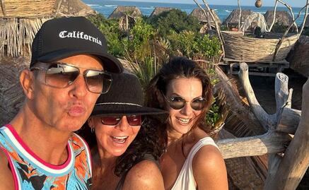 Erik Rubín se escapa con Mariana Garza y Alix Bauer, pero sin Andrea Legarreta