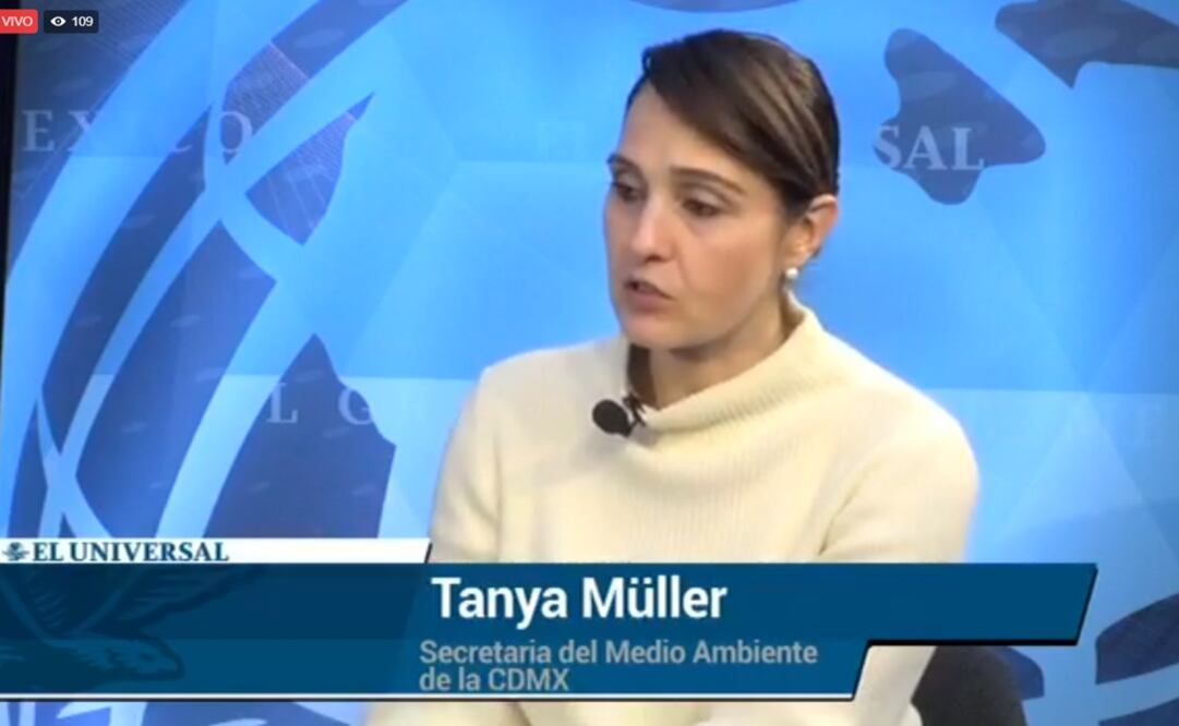 En Vivo. Tanya Müller charla sobre la verificación vehicular en CDMX