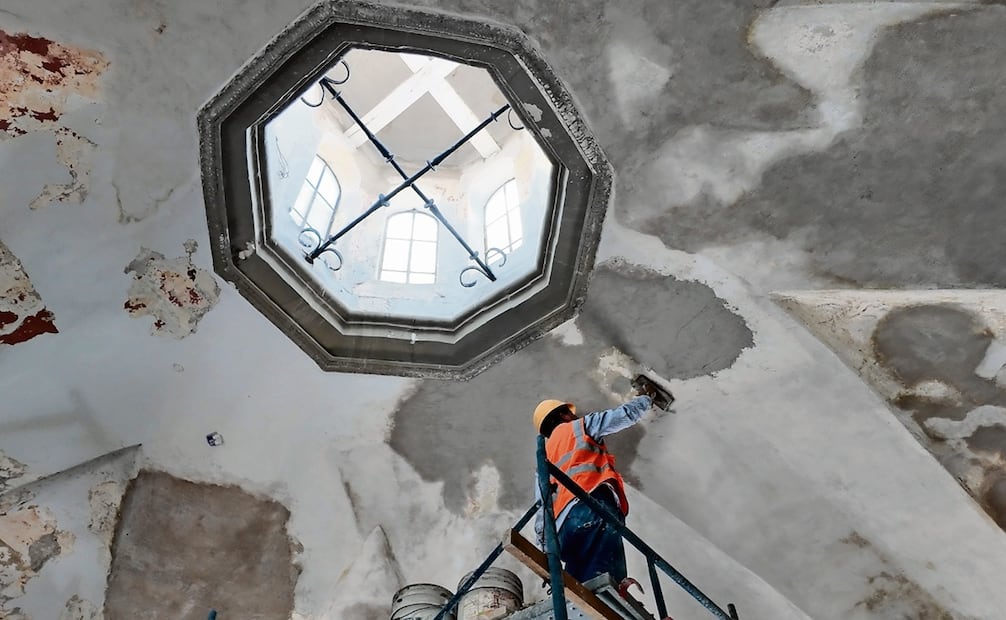 Las obras consistieron en la reparación de la nave central del edificio de 1512 que originalmente fue un convento. Foto: Carlos Mejía/EL UNIVERSAL.