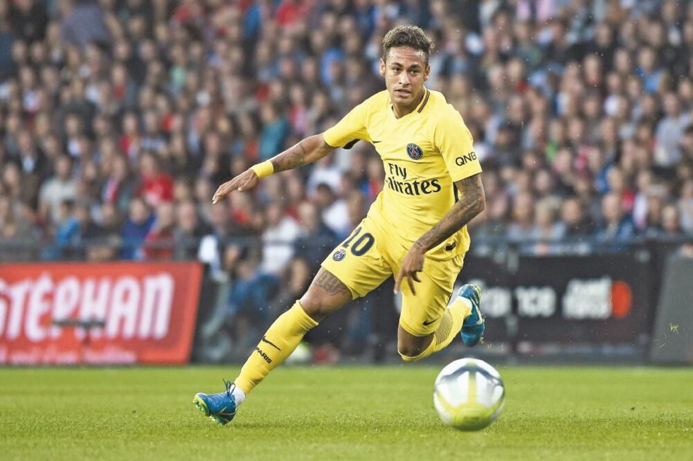 Ney tuvo un estreno soñado en el futbol francés (JEAN-SEBASTIEN EVRARD. AFP)