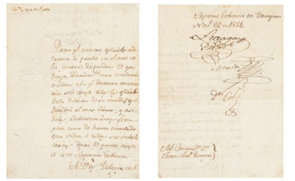 Secretos de Hidalgo, Morelos y la Independencia de México, a subasta