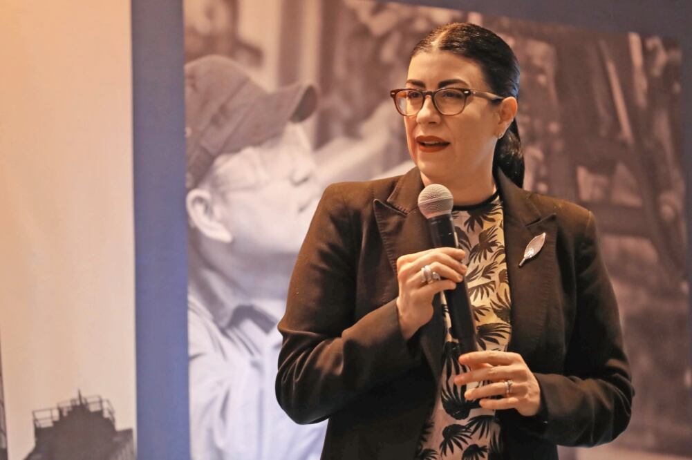 Vanessa Rubio destacó que pese al escenario de volatilidad que se presenta, disminuyen los riesgos de la economía mexicana conforme avanza el año (JUAN CARLOS REYES. EL UNIVERSAL)