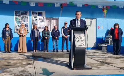 Alcaldía Coyoacán remodela escuela primaria luego de 25 años sin mantenimiento