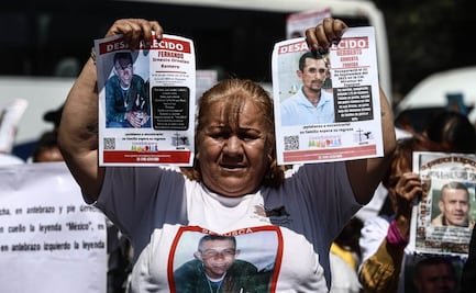 Familias buscadoras de Jalisco protestan en la Glorieta de los Desaparecidos; llevan su reclamo a la Cámara de Diputados